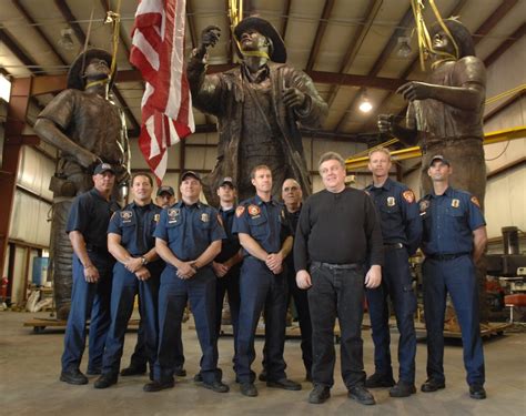 Flag firefighters raised at Ground Zero returns to site | CTV News