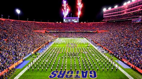 The Swamp - Ben Hill Griffin Stadium at Night