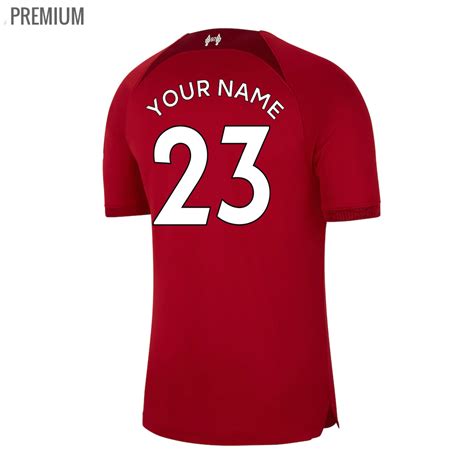 Personalised Liverpool Football Jerseys - Your Jersey