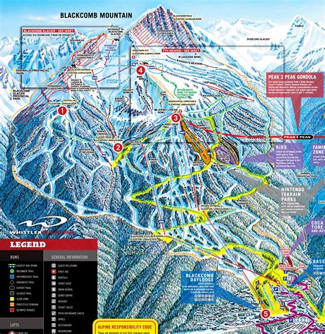 Whistler-Blackcomb Ski Map - skiflicks.com