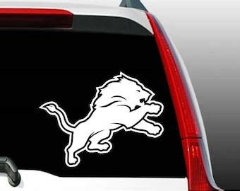 Detroit lions decal | Etsy