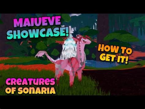 MAIUEVE SHOWCASE! HOW TO GET IT! | Creatures of Sonaria - YouTube