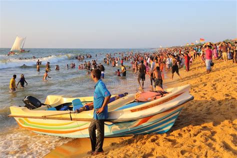 Negombo Beach in Sri Lanka editorial stock image. Image of negombo - 61980279