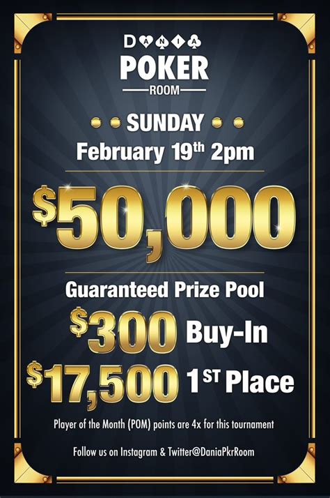 Play at the Dania Poker Room at Casino @ Dania Beach 2/19/23 – The Soul ...