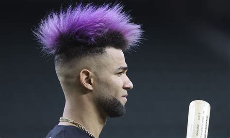 Lourdes Gurriel Jr. purple hair photos: See Diamondbacks star’s hair