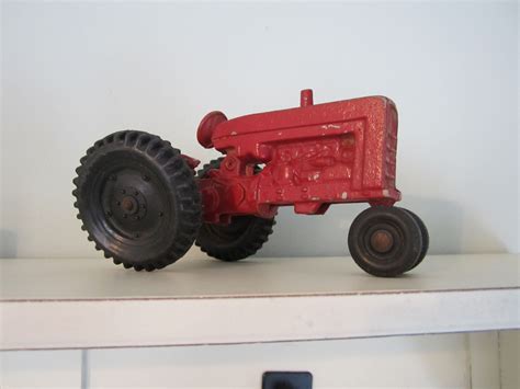 Vintage tractor toy I found at an antique shop.