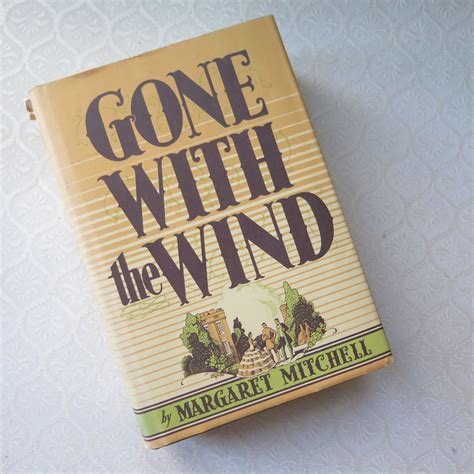 Gone With the Wind Vintage Civil War Book Margaret Mitchell Cloth Cover ...