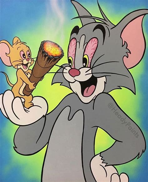 Tom And Jerry Smoking Weed