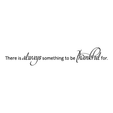 Always Be Thankful Wall Quotes™ Decal | WallQuotes.com