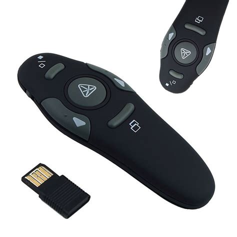 2.4GHz USB Wireless Remote Control Presentation Mouse Presenter Pointer ...