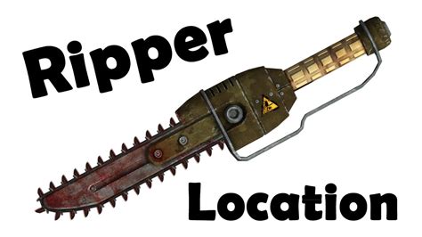 Fallout New Vegas: Best Starting Melee Weapon Ripper Chainsaw Location Guide (Beginner starter ...