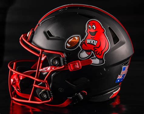 Western Kentucky football wearing awesome helmets for game vs. Liberty