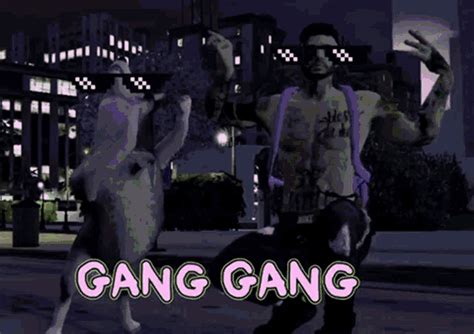 Doggy Gang Gang GIF - Doggy Gang Gang Gang - Discover & Share GIFs