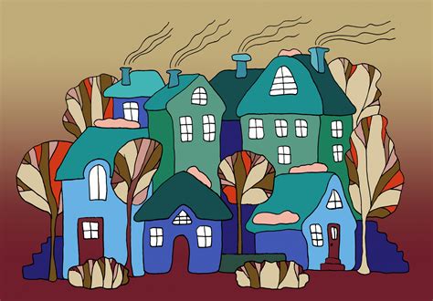 City, Art, Drawing, Illustration Free Stock Photo - Public Domain Pictures