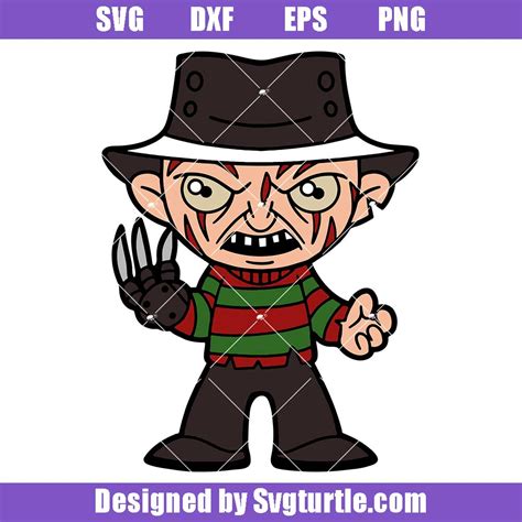 Baby Freddy Krueger Svg, Halloween Horror Movie Character ...