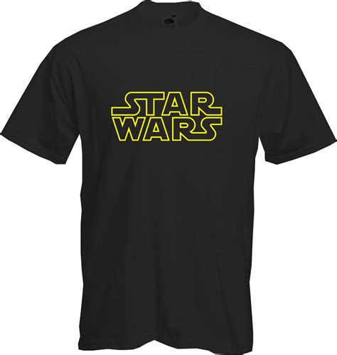 STAR WARS CLASSIC - T Shirt, Retro, Gold Logo, Sheldon, Fun, Cool ...