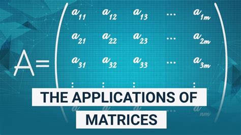 The Applications of Matrices – Frank's World of Data Science & AI