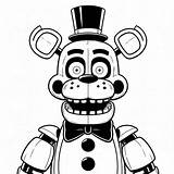 Scary Freddy FNAF coloring Page  Download Print Or Color Online For Free sketch template