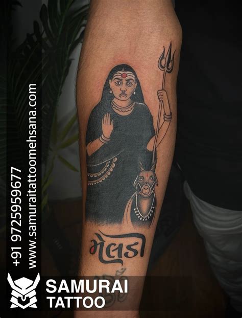 Tattoo uploaded by Vipul Chaudhary • masani meldi maa tattoo |Masani ...