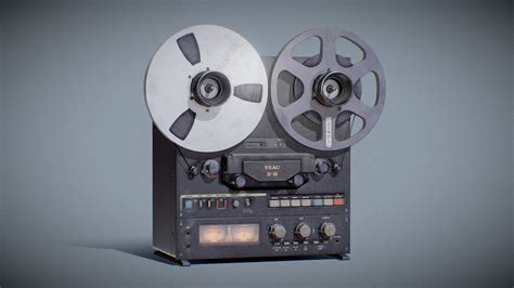 Reel-to-Reel Tape Recorder - Download Free 3D model by YJ_ [160ba37] - Sketchfab