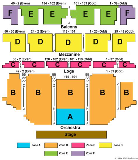 golden gate theatre seating chart | Brokeasshome.com