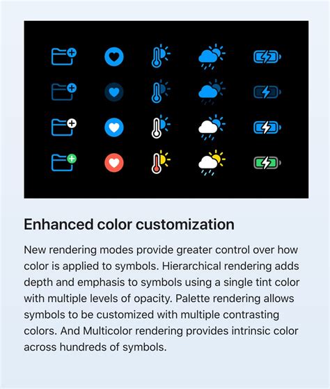 SF Symbols 3 - 600 new icons + hierarchical color customization ...