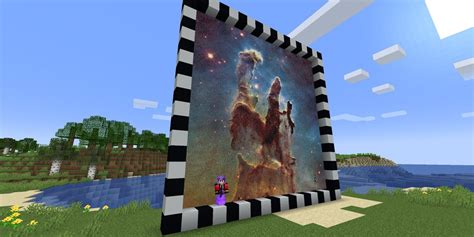 Huge Minecraft Map Art Displays Iconic Pillars Of Creation Space Photo