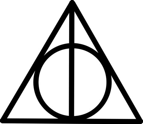 Deathly Hallows Symbol Svg Free