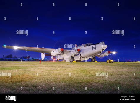 Avro Shackleton MR 2, WR963 at night Stock Photo - Alamy