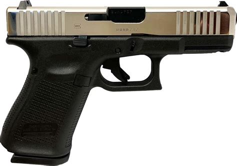 Glock 19 Gen 5 Polished Nickel 9mm 4.02-inch Barrel 15-Rounds Exclusive - $699.99 ($9.99 S/H on ...