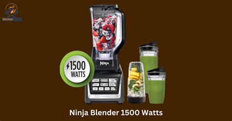 Ninja Blender 1500 Watts: The Complete User Guide