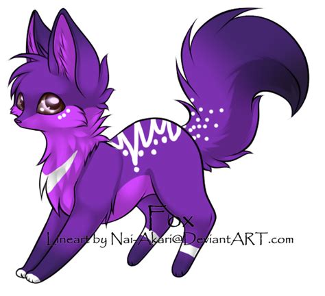 Purple Fox Adopt .:CLOSED:. by KiraNeko813 on DeviantArt