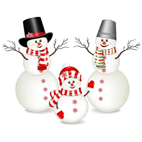 Snowman Family Illustrations, Royalty-Free Vector Graphics & Clip Art - iStock