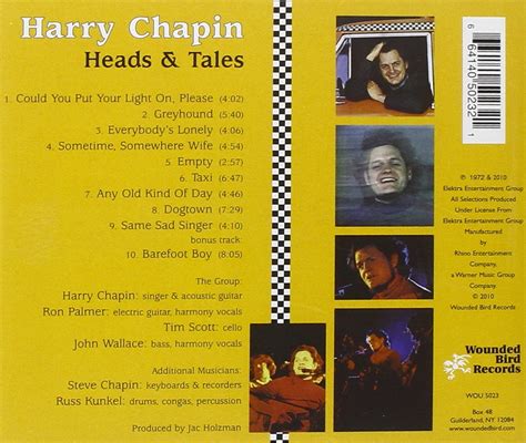 Classic Rock Covers Database: Harry Chapin - Heads & Tales (1972)