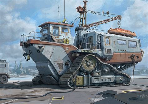 Pin by Aaron Bradley on concept | Dieselpunk vehicles, Futuristic art ...