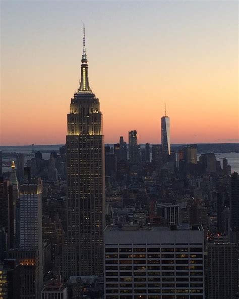 Sunset from the top of the rock #nyc #nycsunset #nycskylin… | Flickr