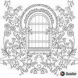 Garden Gate Coloring Pages sketch template