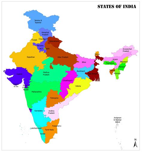 India Political Map 2022 – Get Map Update