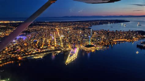 Downtown Vancouver clicked from up above. : r/pics