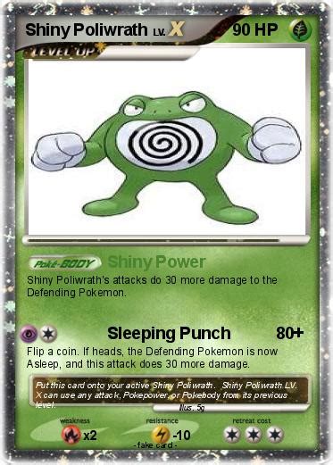 Pokémon Shiny Poliwrath - Shiny Power - My Pokemon Card