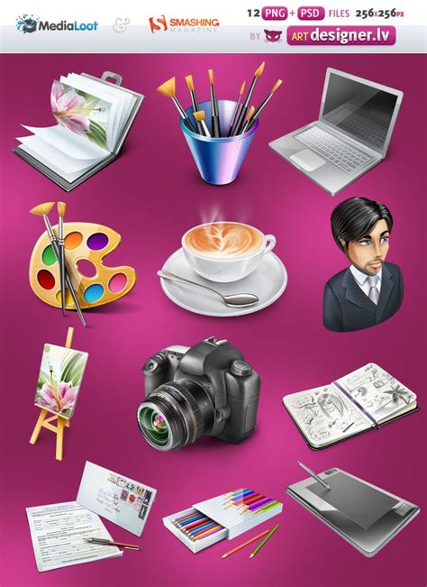 Designer portfolio icons | Portfolio design, Icon design, Arts and crafts projects