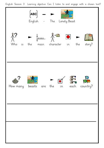 The Lonely Beast Scheme Of Work | Teaching Resources