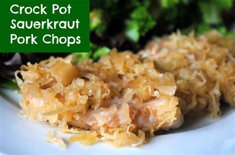 pork chops sauerkraut slow cooker