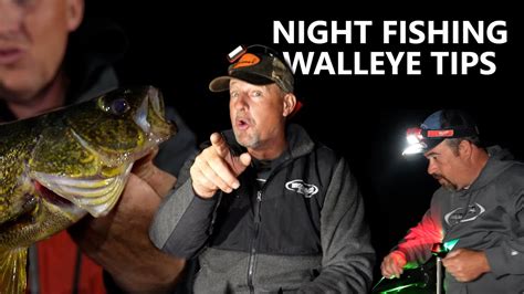 How to Catch Fall Walleyes at NIGHT! - YouTube