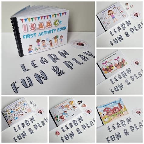 Personalised Busy Book Busy Binder Learning Book - Etsy