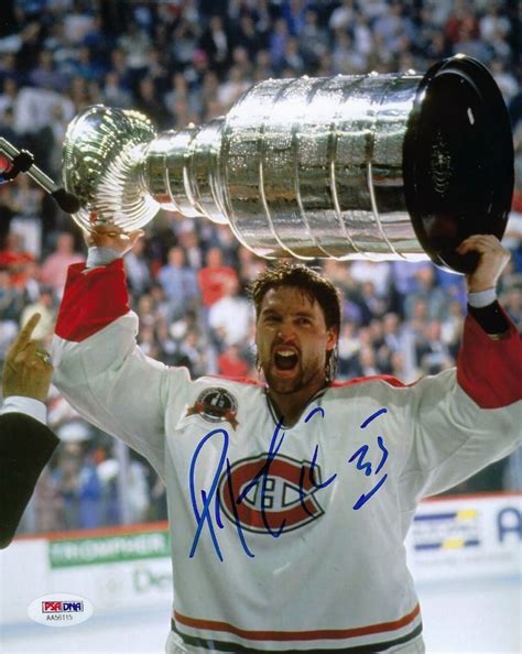 Patrick Roy Autographed 1993 Stanley Cup Montreal Canadiens 8×10 Photo – House of Hockey