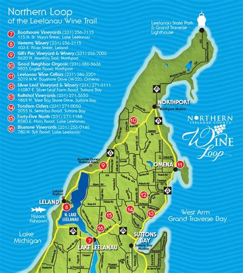 northern-loop of Leelanau County wine trail | northern michigan ...