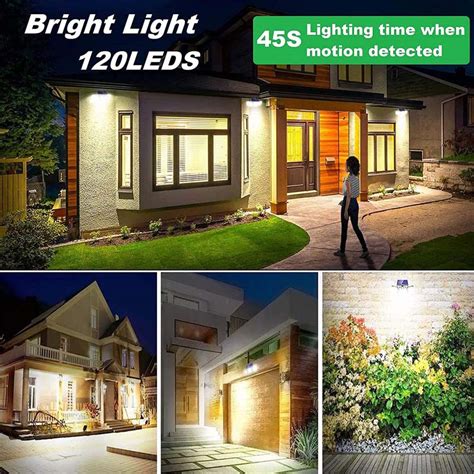 Supply Solar Security Lights Motion Sensor Alarm Light Sensor Solar Wall Lights for Porch Garden ...