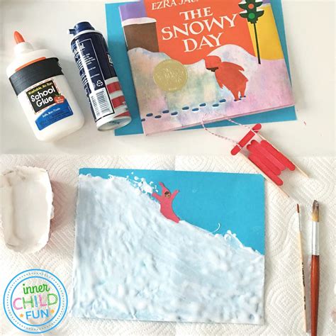 The Snowy Day Craft for Kids - Inner Child Fun