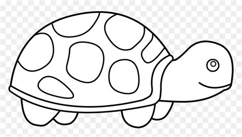 Black And White Turtle Drawings - Turtle Clipart Black And White Png, Transparent Png - vhv